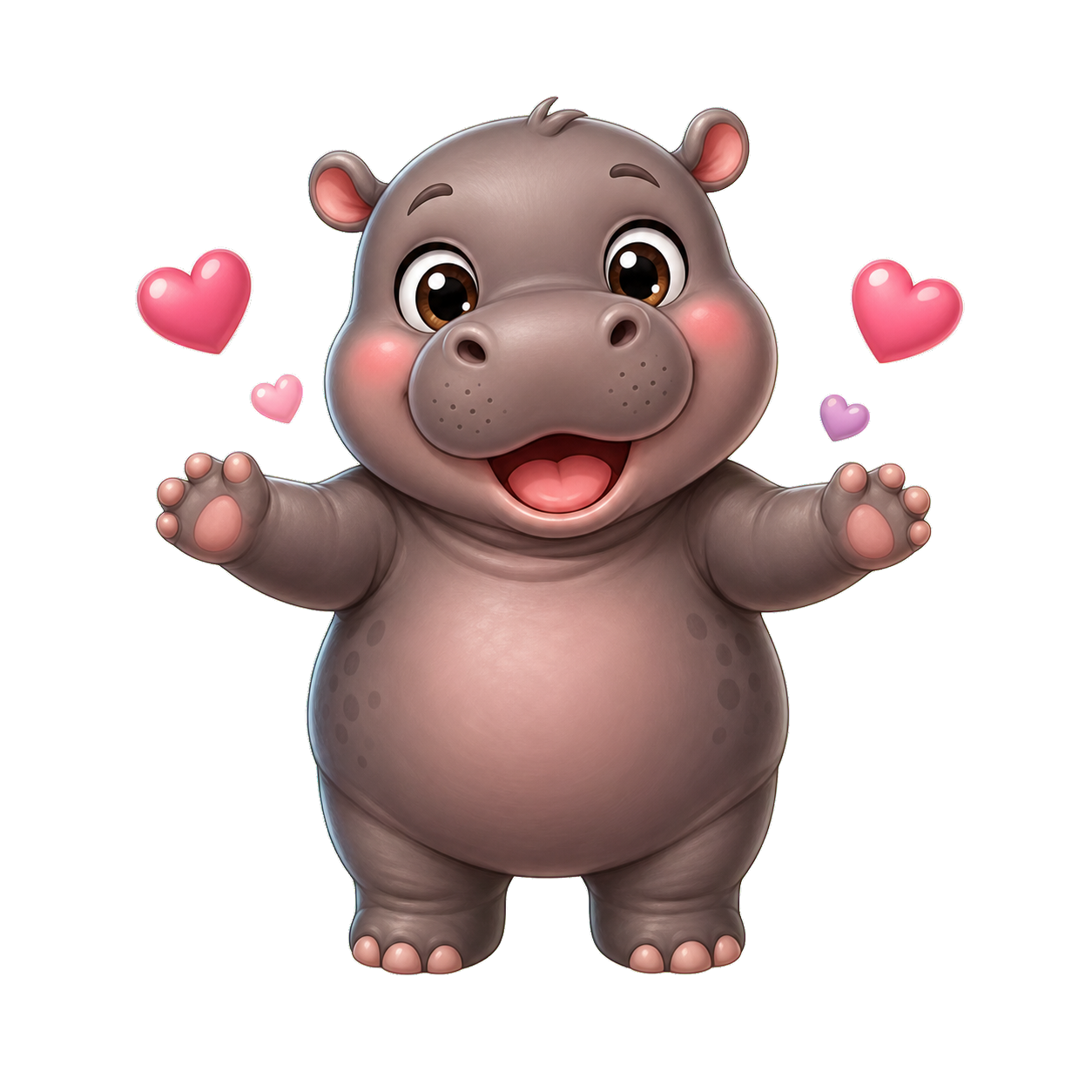 Moodeng cute hippo player